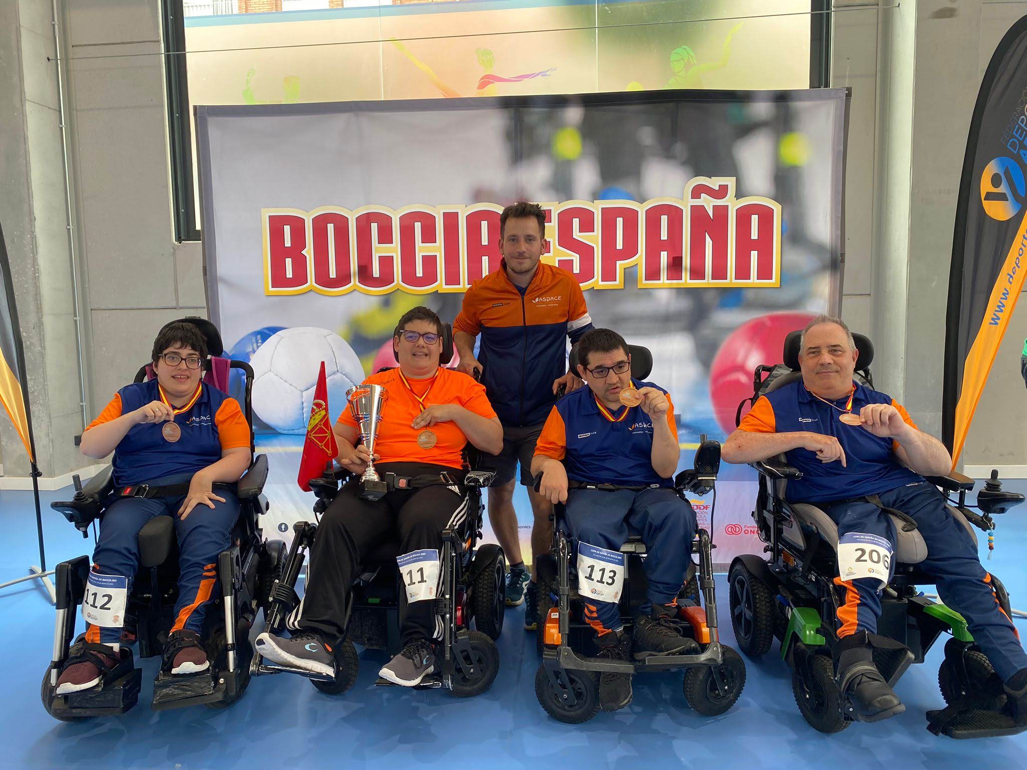 Bronce para Aspace Navarra en la Copa de Espa&ntilde;a de Boccia por equipos